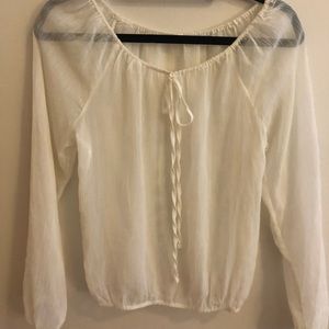 Vintage sheer blouse, size small